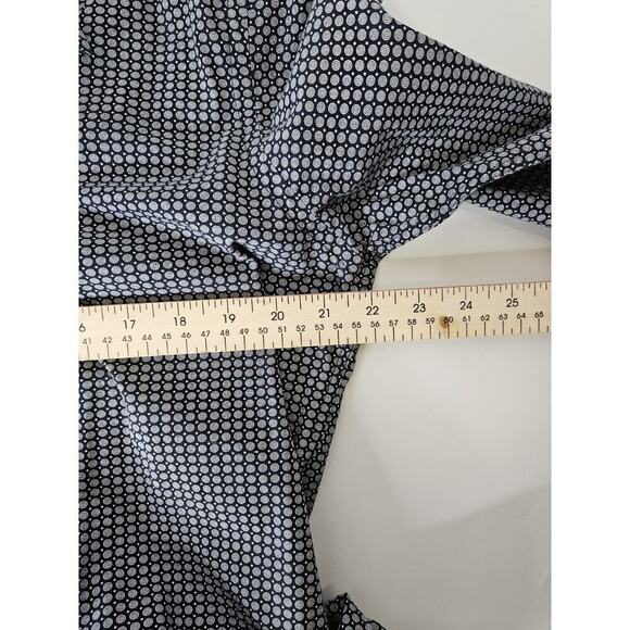 Jasper Conrad Men’s Sz L Blue & Gray Plaid Long Sleeve Button Shirt - Picture 3 of 6